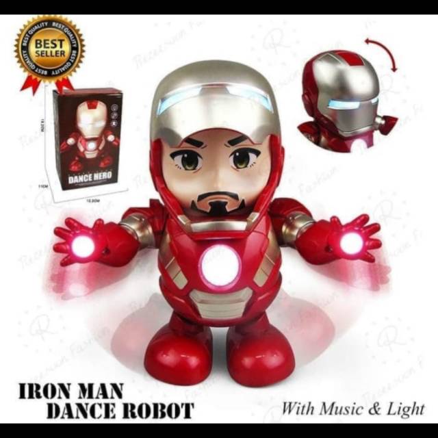 Robot iron man Dance besar