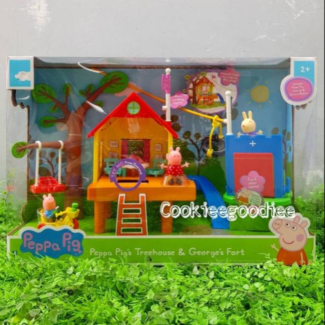 peppa treehouse playset