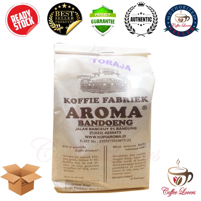 

Kopi Aroma Rasa Toraja 250 gr Bandung