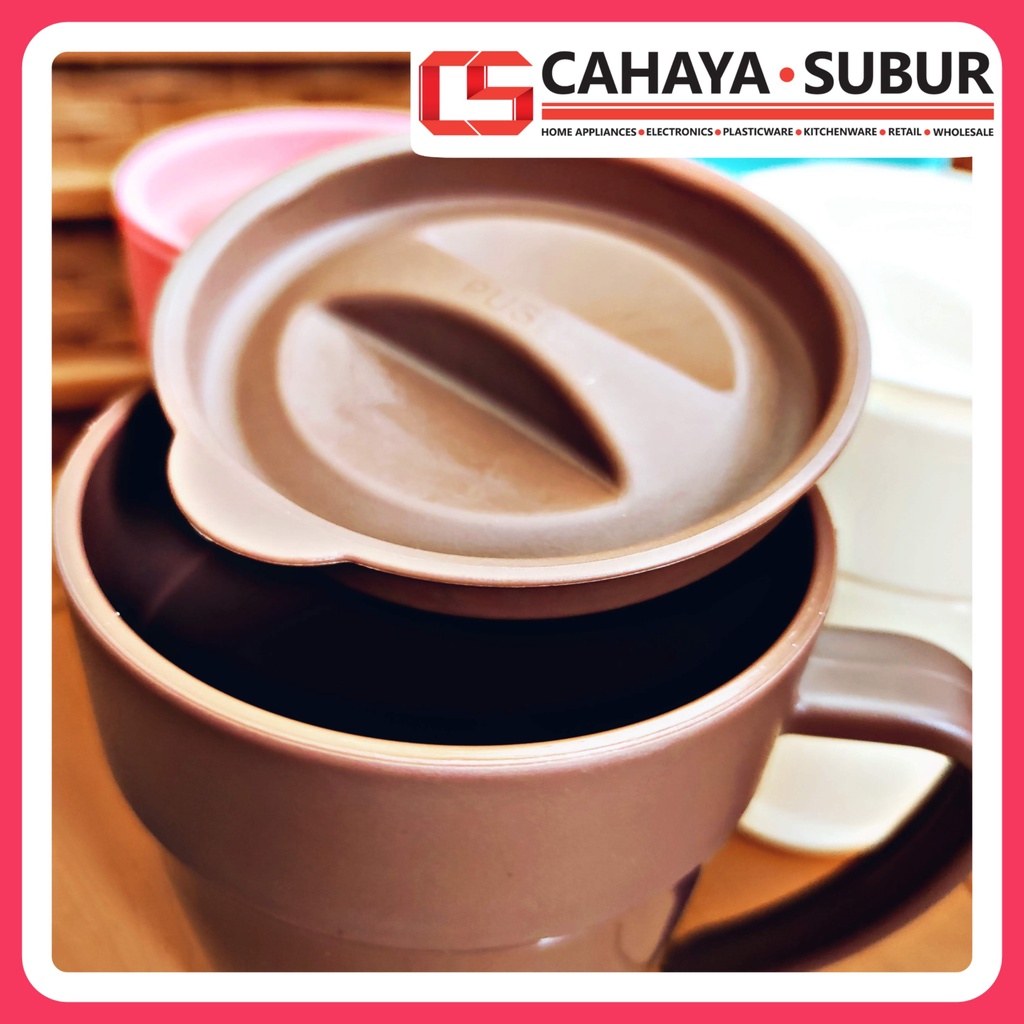 Gelas Tutup KIMMY 350ml Cangkir Mug Tutup Unik Premium Quality Model Tupperware Gbu-2
