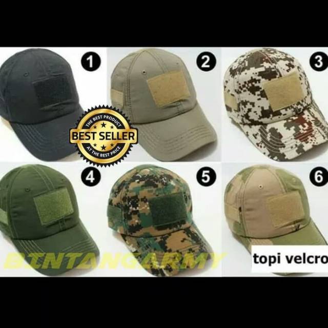 Promo Topi Patch Rubber Army