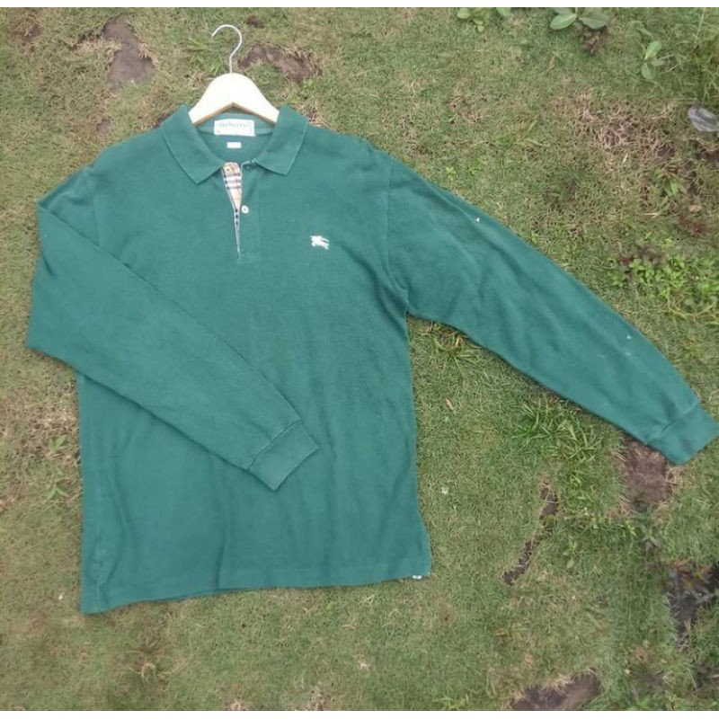 Polo shirt ls BURBERRY second original
