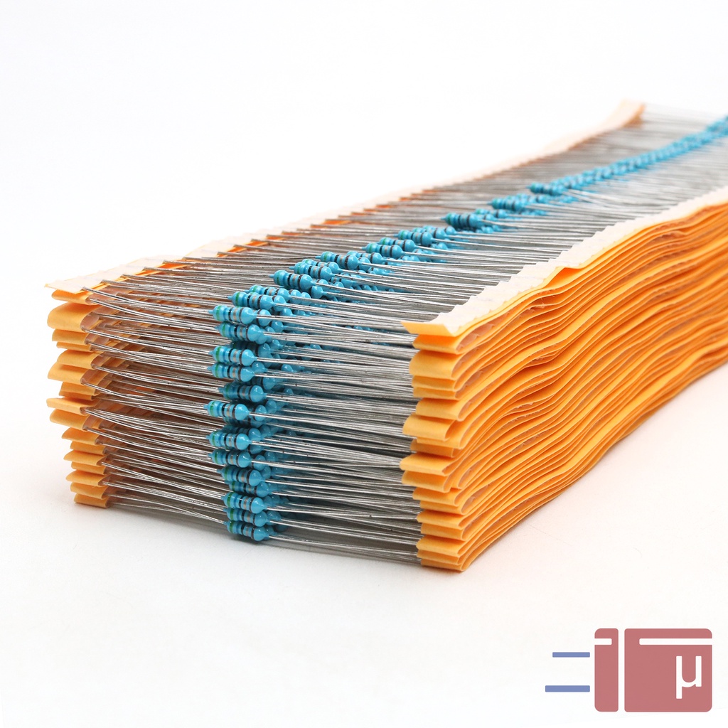 x10 Resistor 56R 56 Ohm 1/4W Metal Film 1% Taiwan Kaki Tembaga