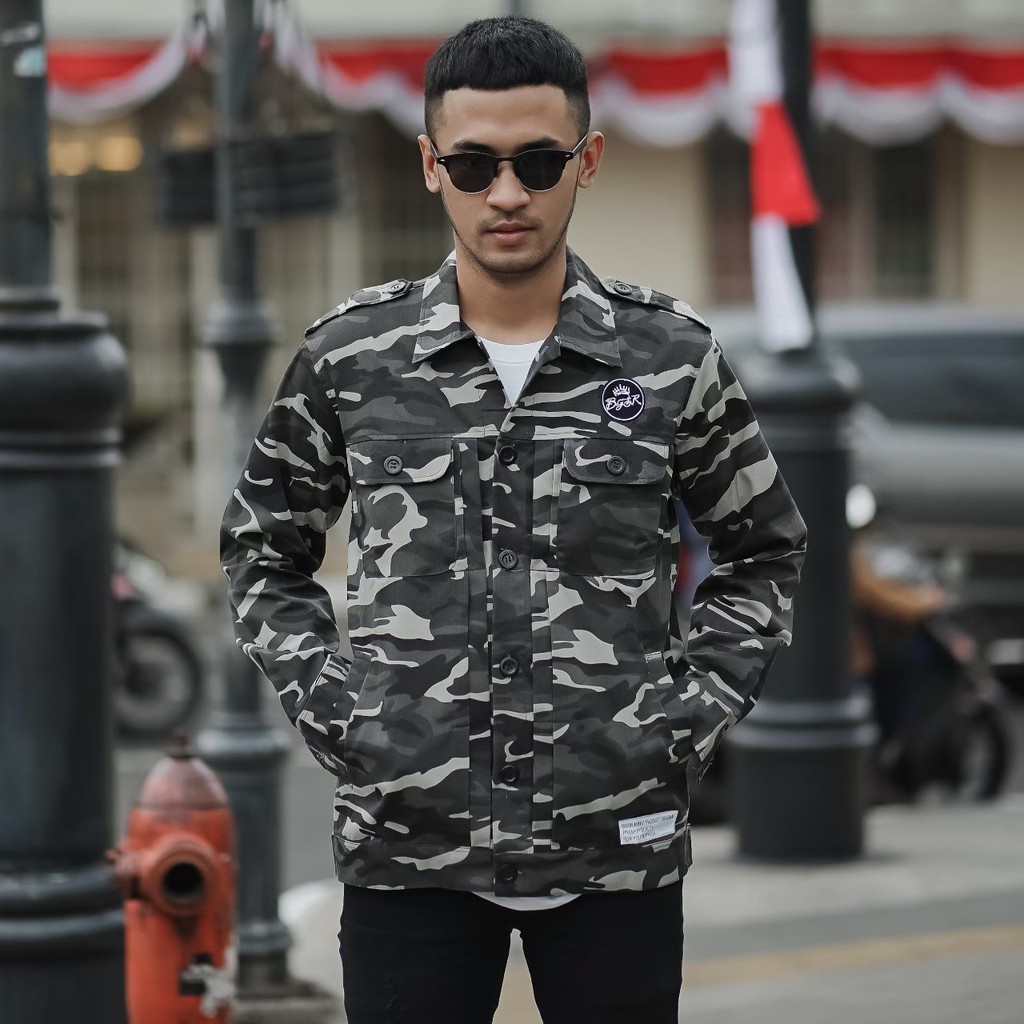 Jaket Pria Parka Loreng Premium Jaket Pria Terbaru