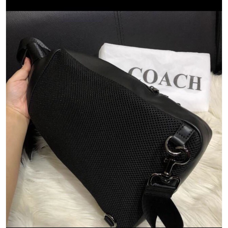 TAS PRIA BODYBAG COACH SIGNATURE BLACK