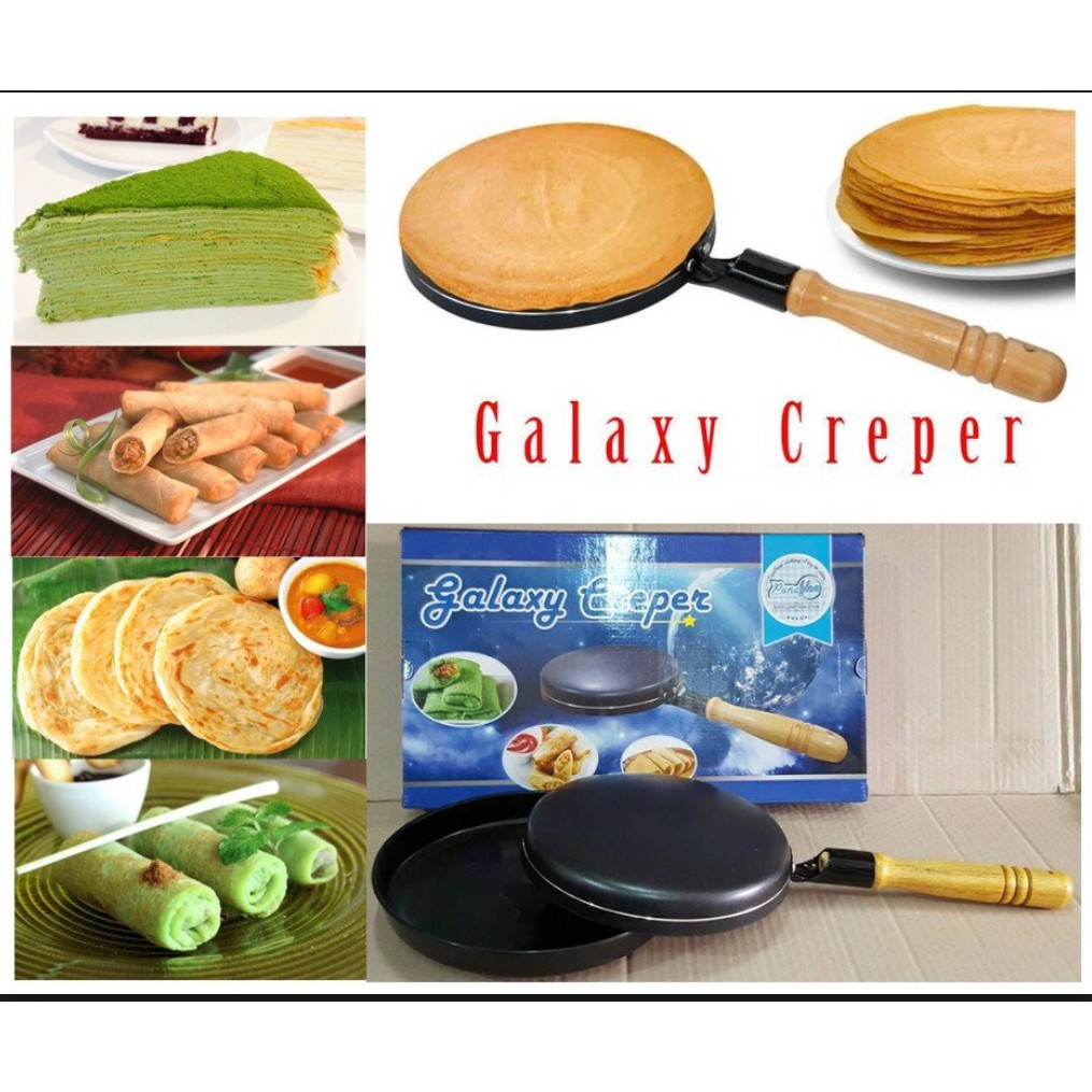 Galaxy Crepe Maker / crepes / creper / crepper / wajan Kwalik / kulit lumpia / leker