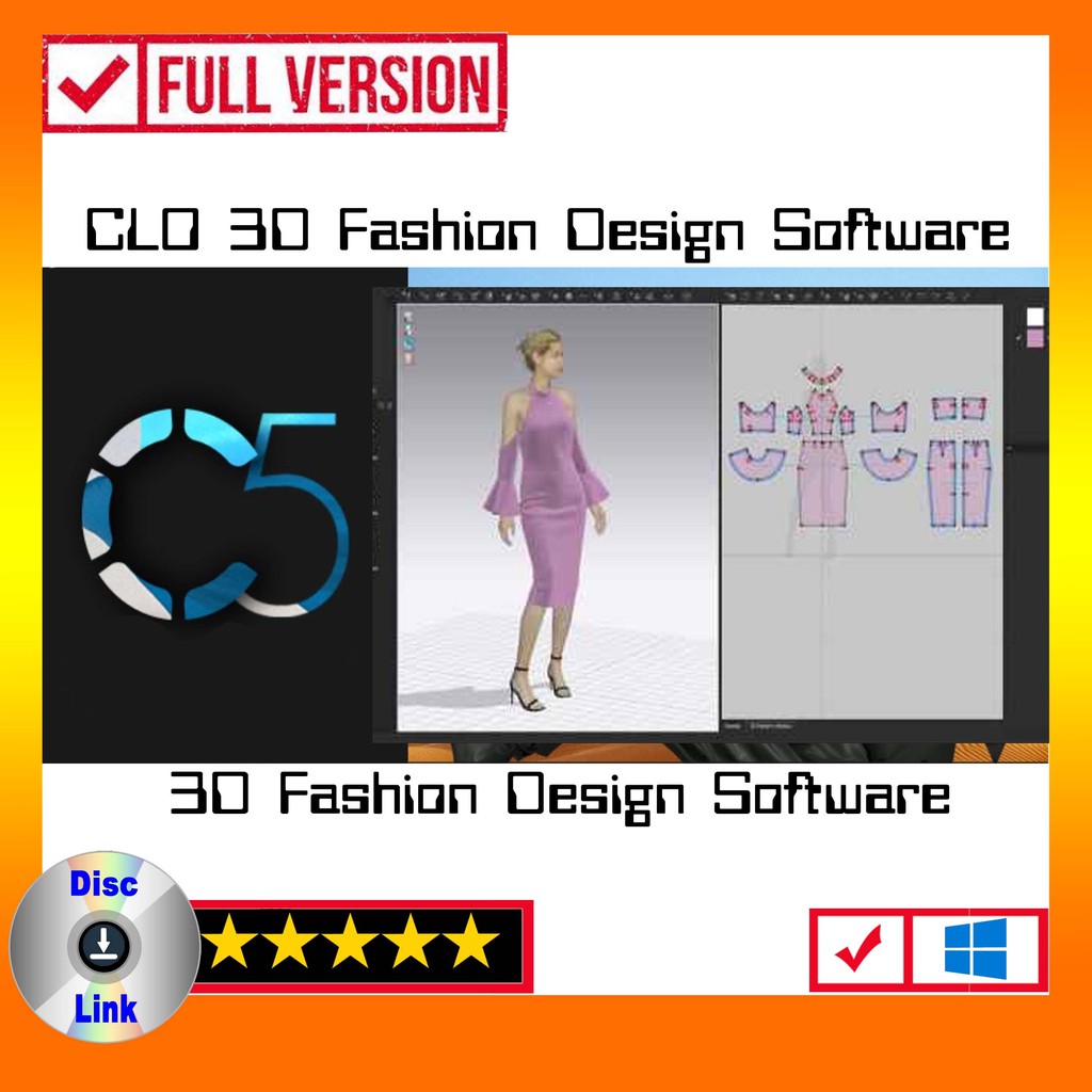 CLO 3D Fashion Design Software MacOSX | Shopee Indonesia