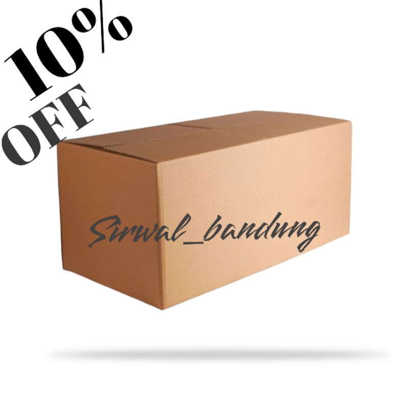 

kardus box packing untuk onlineshop ukuran 22X12X10 cm