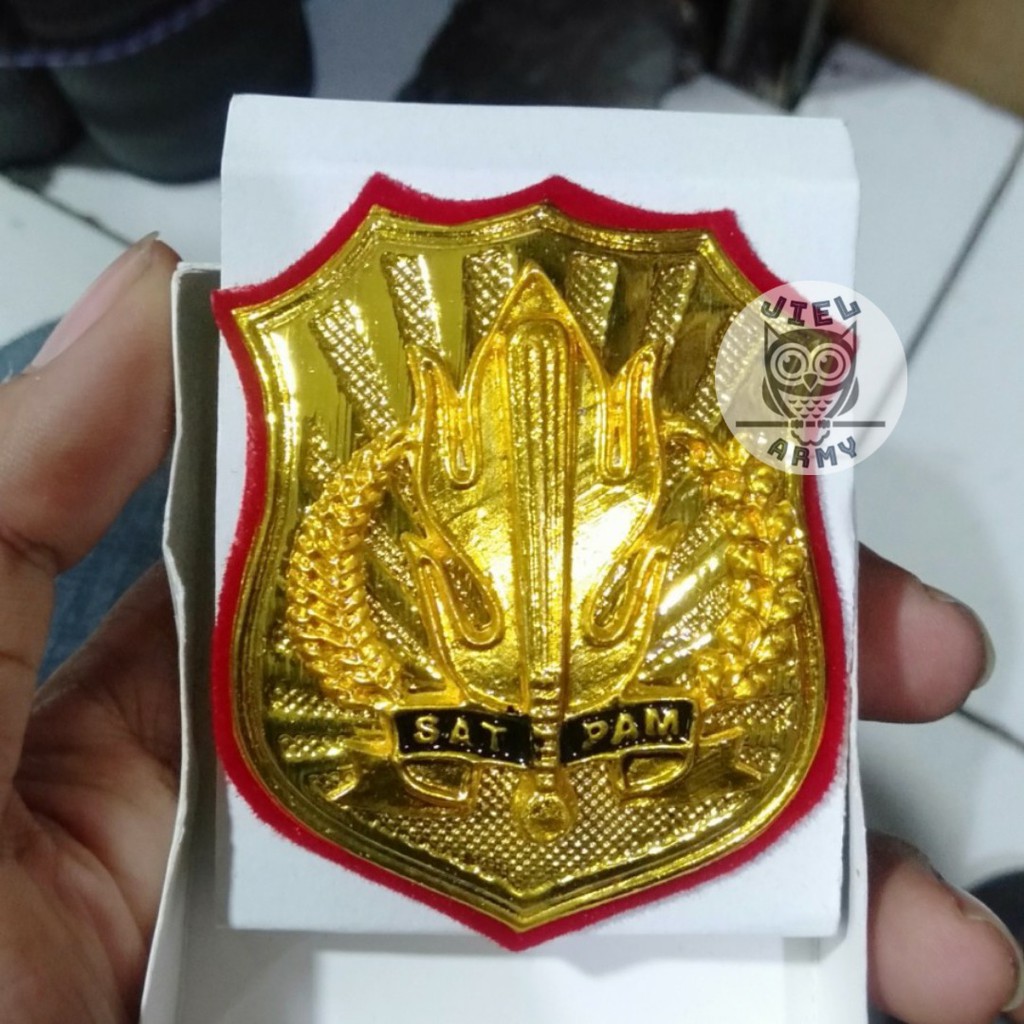 Lencana Pin Wing Kewenangan Security Satpam PREMIUM