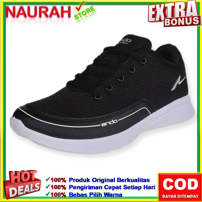 Sepatu Wanita Ando Vivora &amp; Agnes 100% Original Sneakers Casual Sport Jogging Sekolah Kuliah Bersepeda