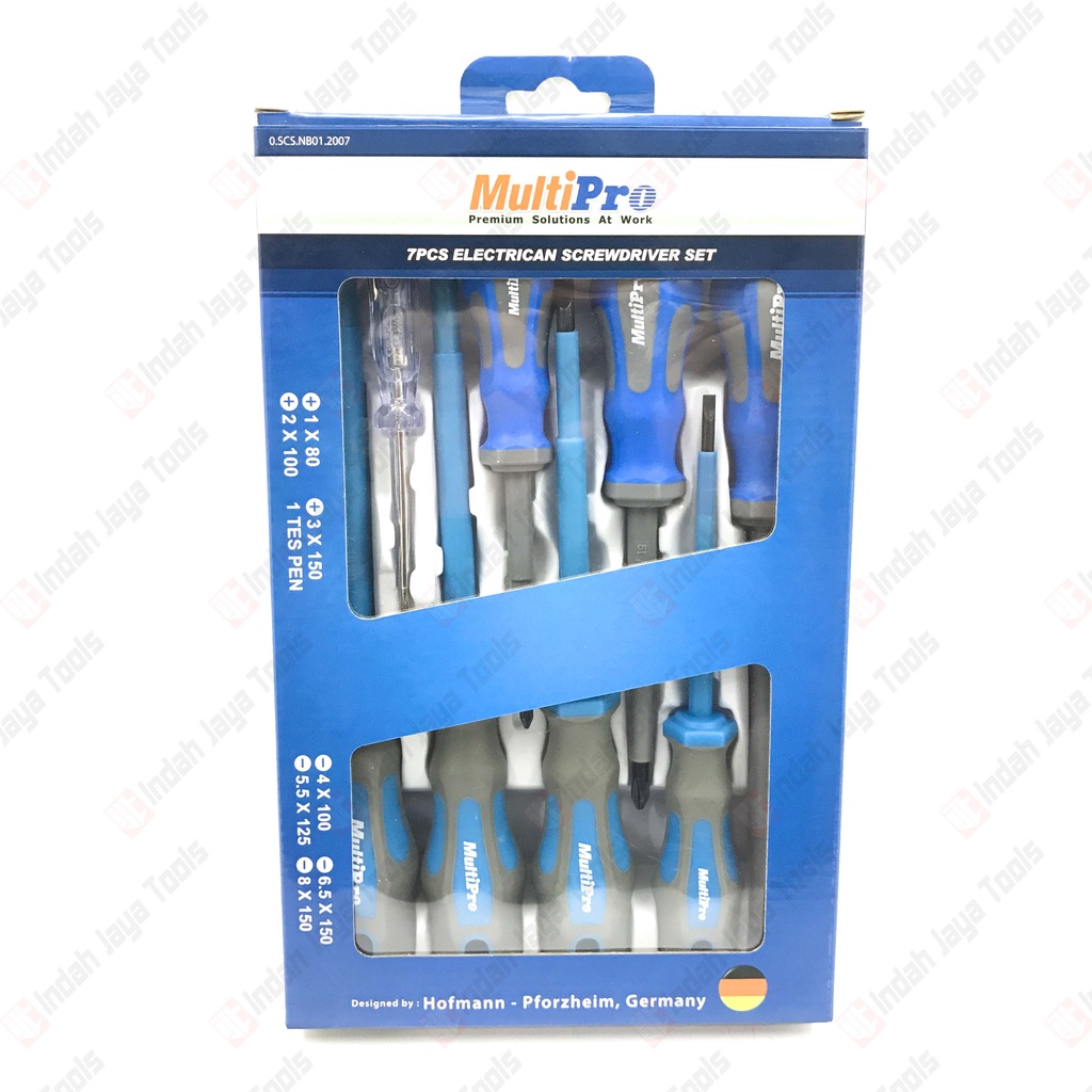 Obeng Listrik Set 8 pcs MULTIPRO Electric - Electrician Screwdriver