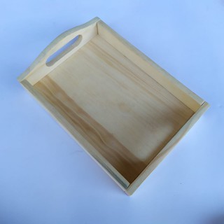 Tray nampan  kayu  wooden tray montessori  Shopee Indonesia