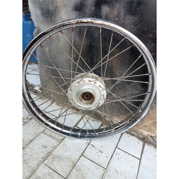 velg velek depan cakram honda supra fit new/revo lama.barang asli copotan original