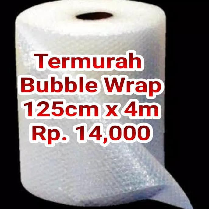 

PROMO!!! Plastik Bubble Wrap 125 cm x 500 cm (5 Meter) DISKON