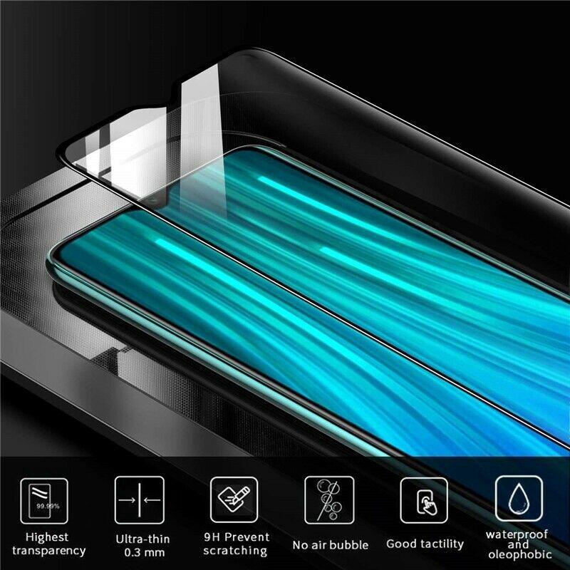 Tempered Glass Pelindung Layar Xiaomi Redmi Note 8 8 Pro Full Cover