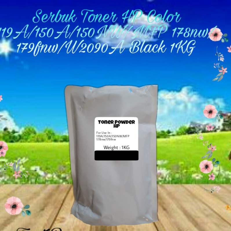 Serbuk Toner Refill 119A 150A 150NW MFP178 MFP178NW MFP179 MFP179FNW W2090A COLOUR 1kg