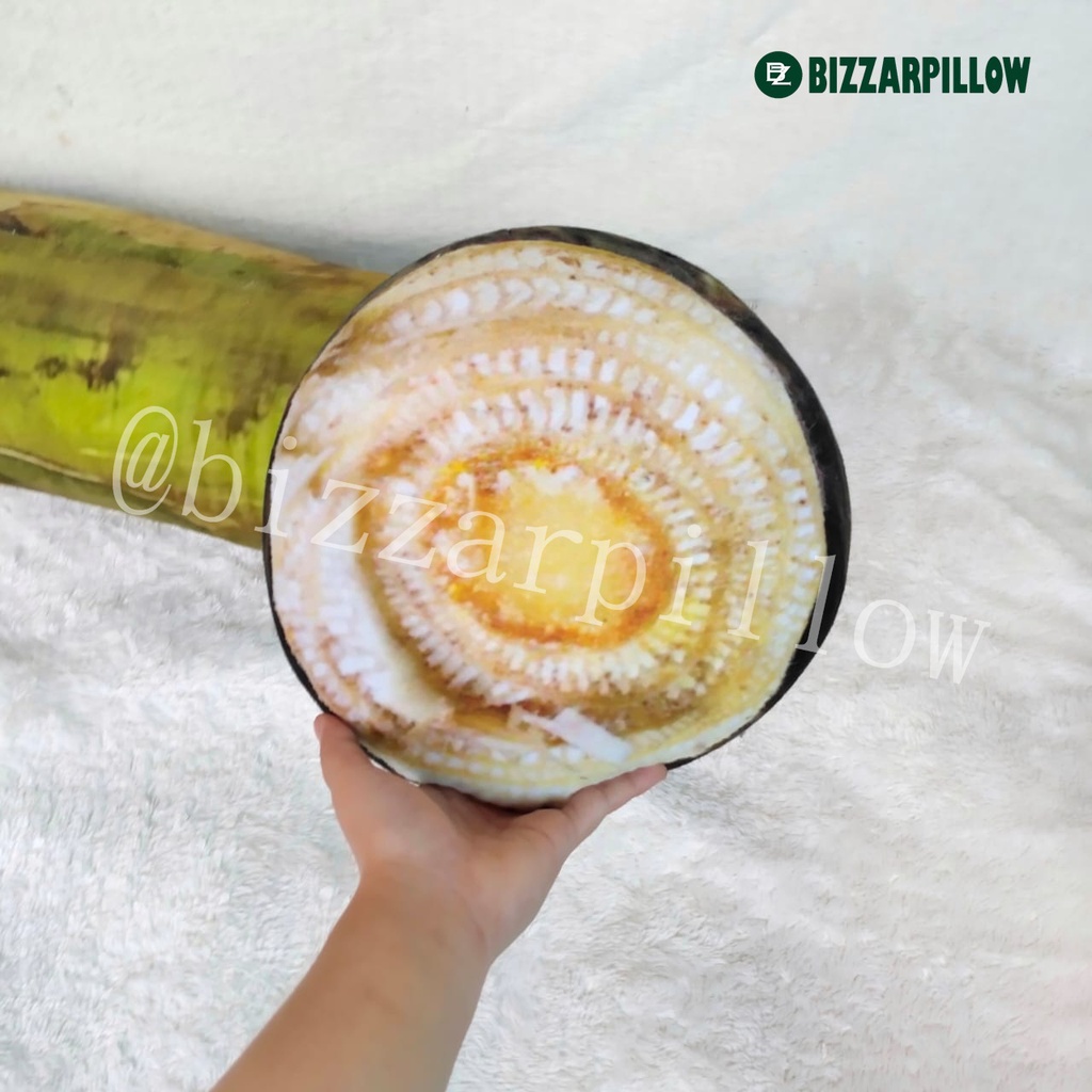 Bizzarpillow Bantal Guling Batang Pohon Pisang size XL BZ207