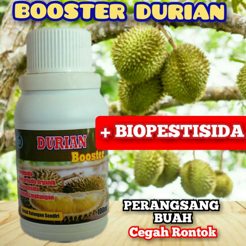 Jual Pupuk Durian Booster +Biopestisida 100ml Pelebat Dan Perangsang ...