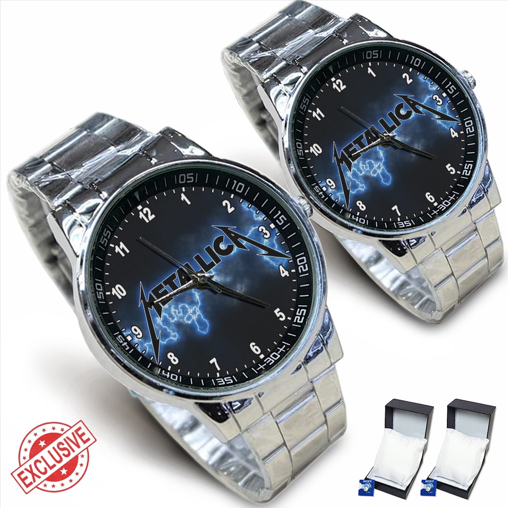 Jam Tangan Rantai Couple METALLICA BAND 02 (Awesome)