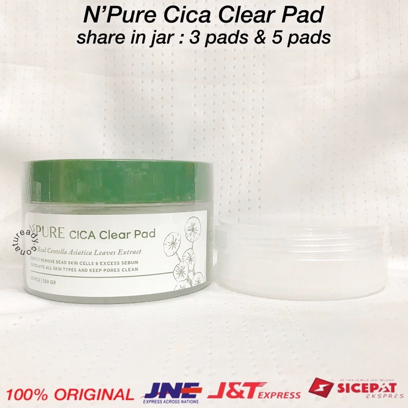 SHARE N’PURE NPURE Cica Clear Pad in jar