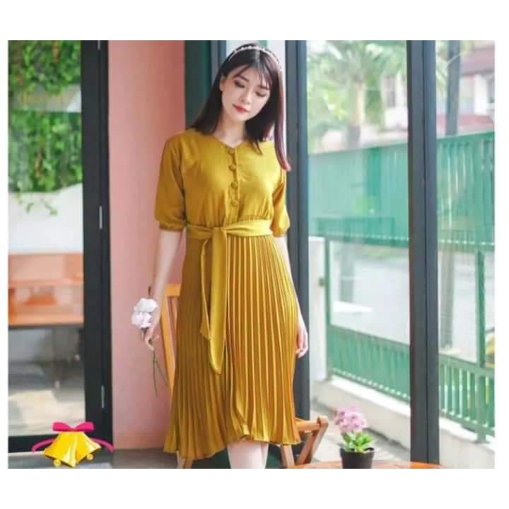 TERBARU DRESS PLISKET PREMIUM/PREMIUM QUALITY/DRESS KANCING PLISKET/DRESS SHAQILA/DRESS PLISKET PREM