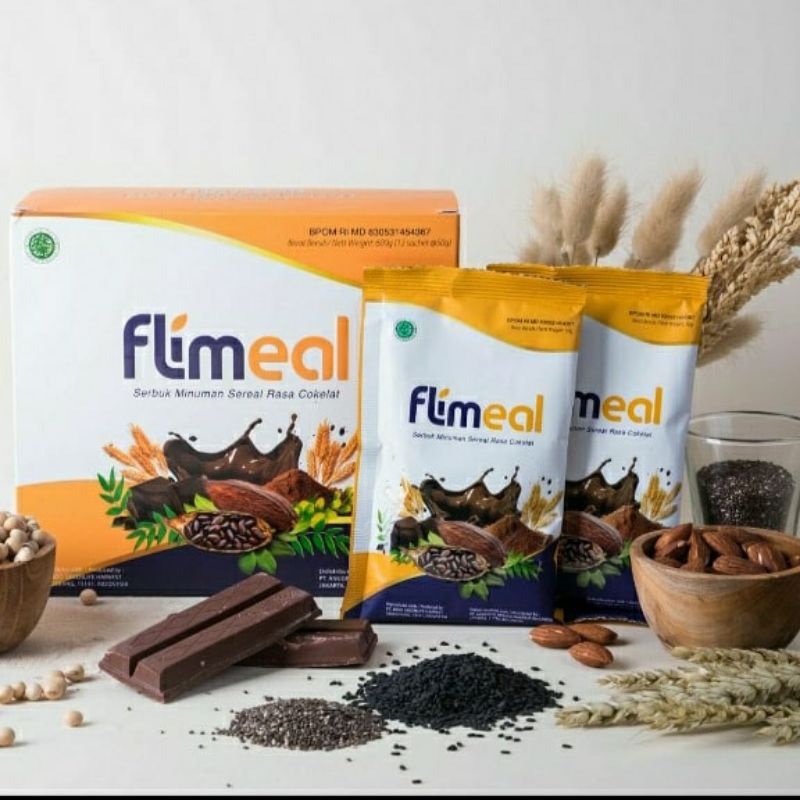 

flimeal isi 12 sachet original 100%