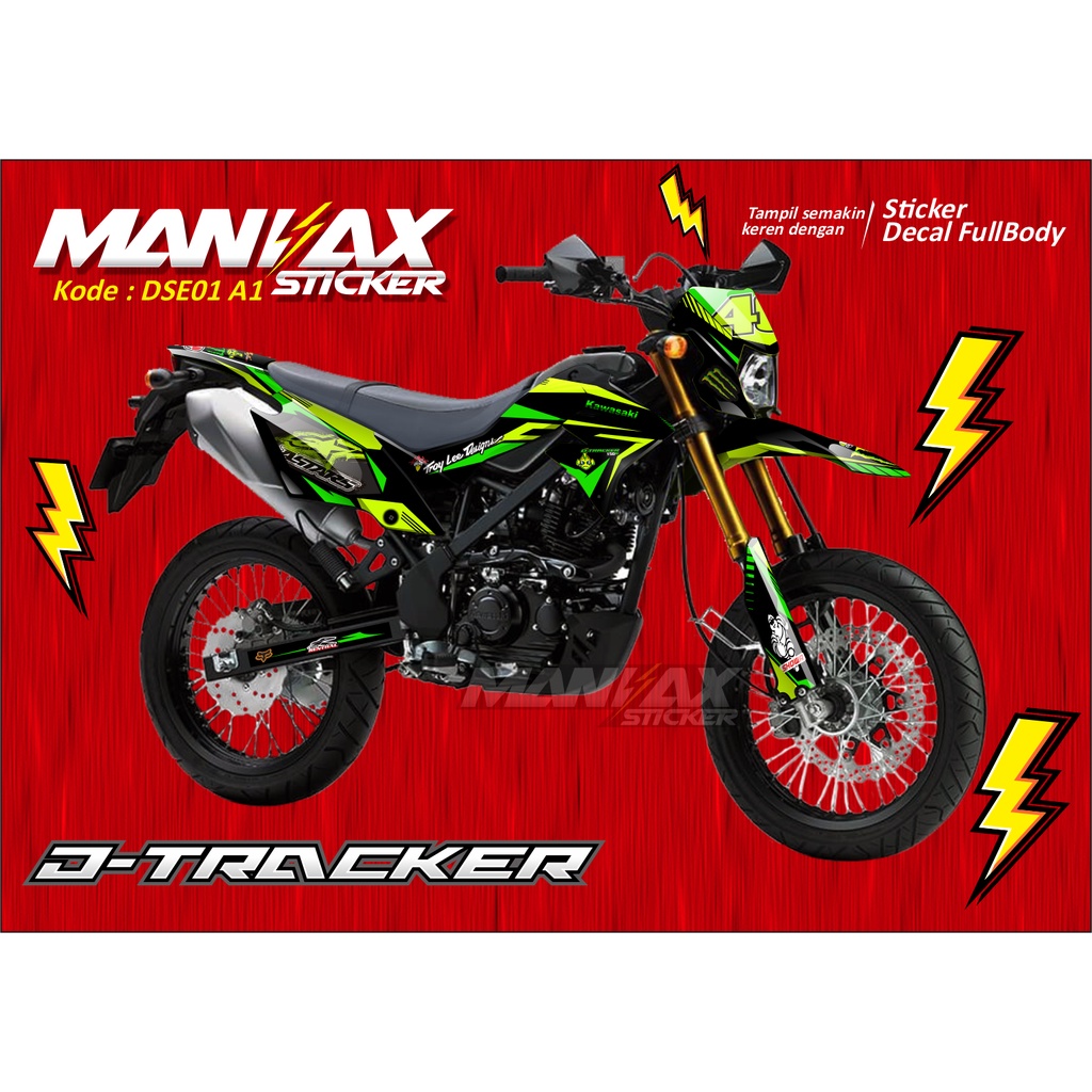 DECAL KLX DTRACKER SE FULLBODY / STICKER DTRACKER / DECAL DTRACKER SE - DSE01