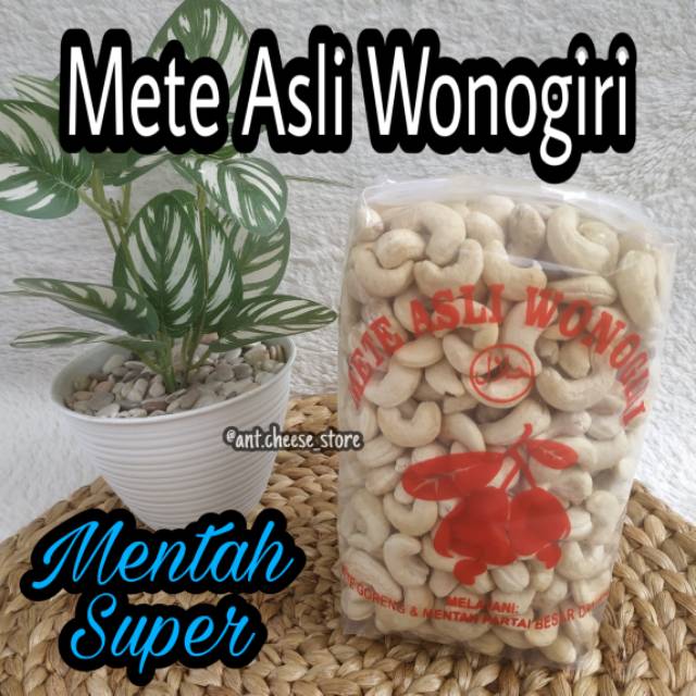 

1000 gram TERMURAH | Kacang Mete Super Mentah | Mete Asli Wonogiri |