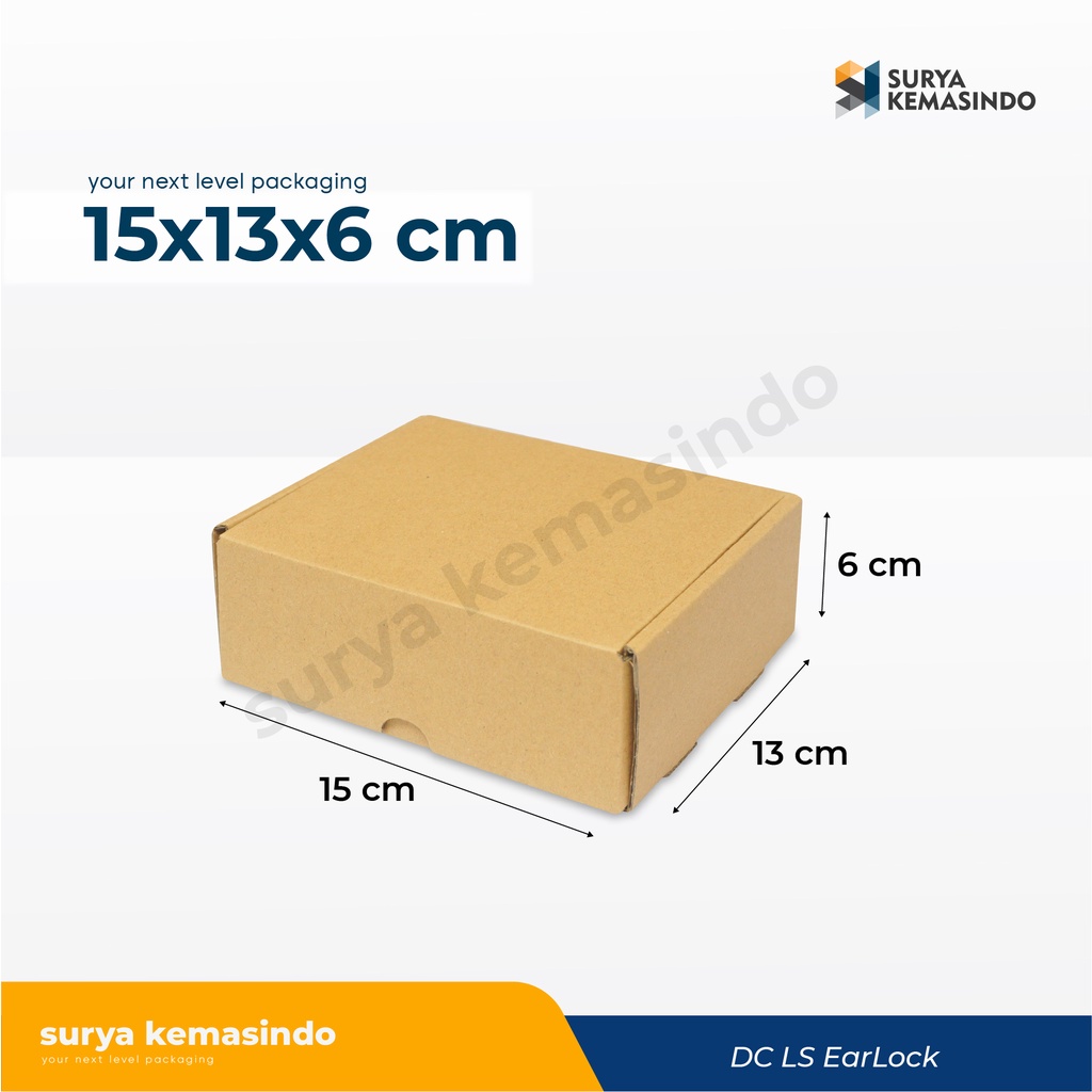 

Box 15x13x6 cm (Reven) Kardus/Karton/Polos/hampers/boxdompet