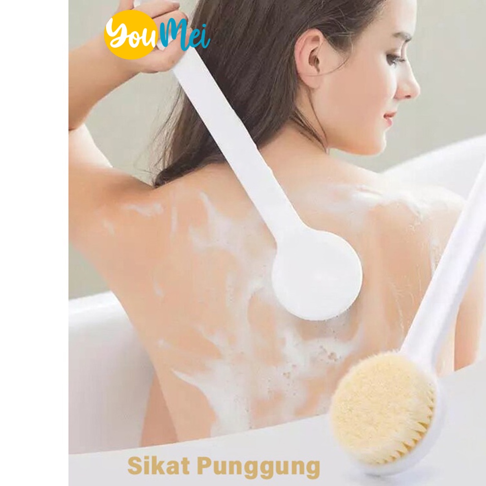 Sikat Mandi Gosok Punggung Badan / Brush Shower Puff - 1240