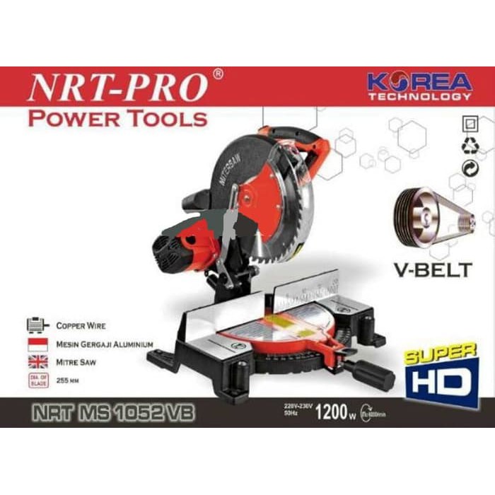 Mesin Potong Alumunium Miter Saw 10"