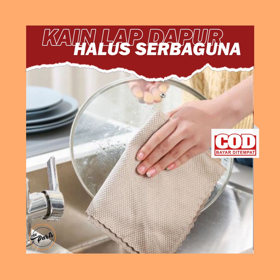 Kain Lap Kaca Tangan Serbet Dapur Mobil Motor 2525 Hand Towel