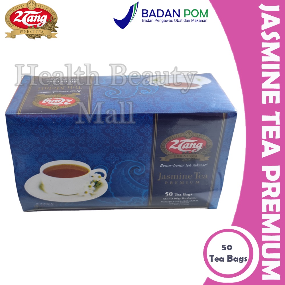 

2Tang Jasmine Tea Premium Box = 50 Pcs - 2 Tang Teh Melati Celup 50Pcs