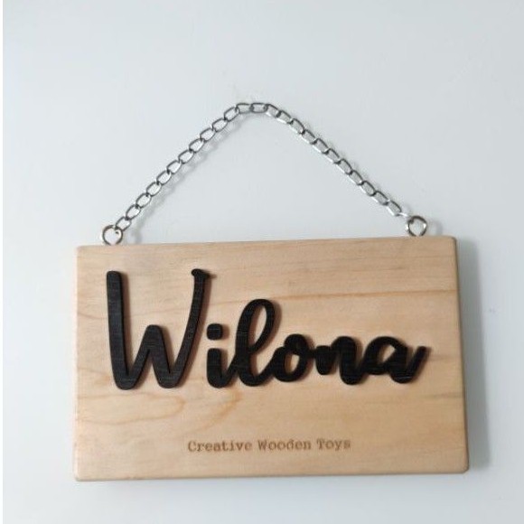 

Custom Hanging Name Board, Name sign board