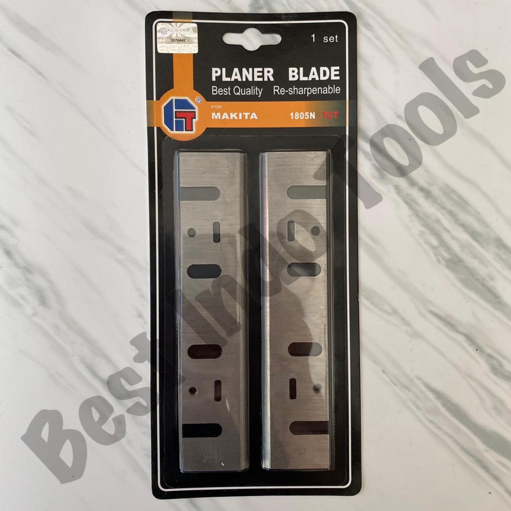 PLANER BLADE GT FOR MAKITA 1805N TCT MATA PISAU ASAH SERUT KETAM PASAH 1805 N 1 SET ISI 2 BESTINDOTO