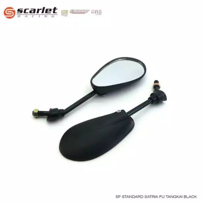 SPION STANDAR SCARLET SEPASANG 1SET KARBON SUZUKI SATRIA FU SHOGUN SMASH DLL