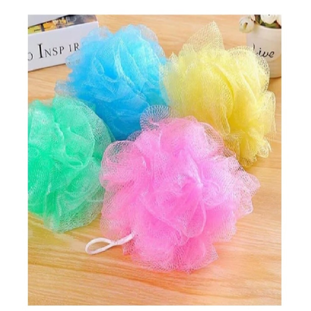 [DEASTORE] SPONS MANDI JARING RAINBOW / SPONS MANDI BUSA TEBAL BATH PUFF  / SPONGE SHOWER GEL