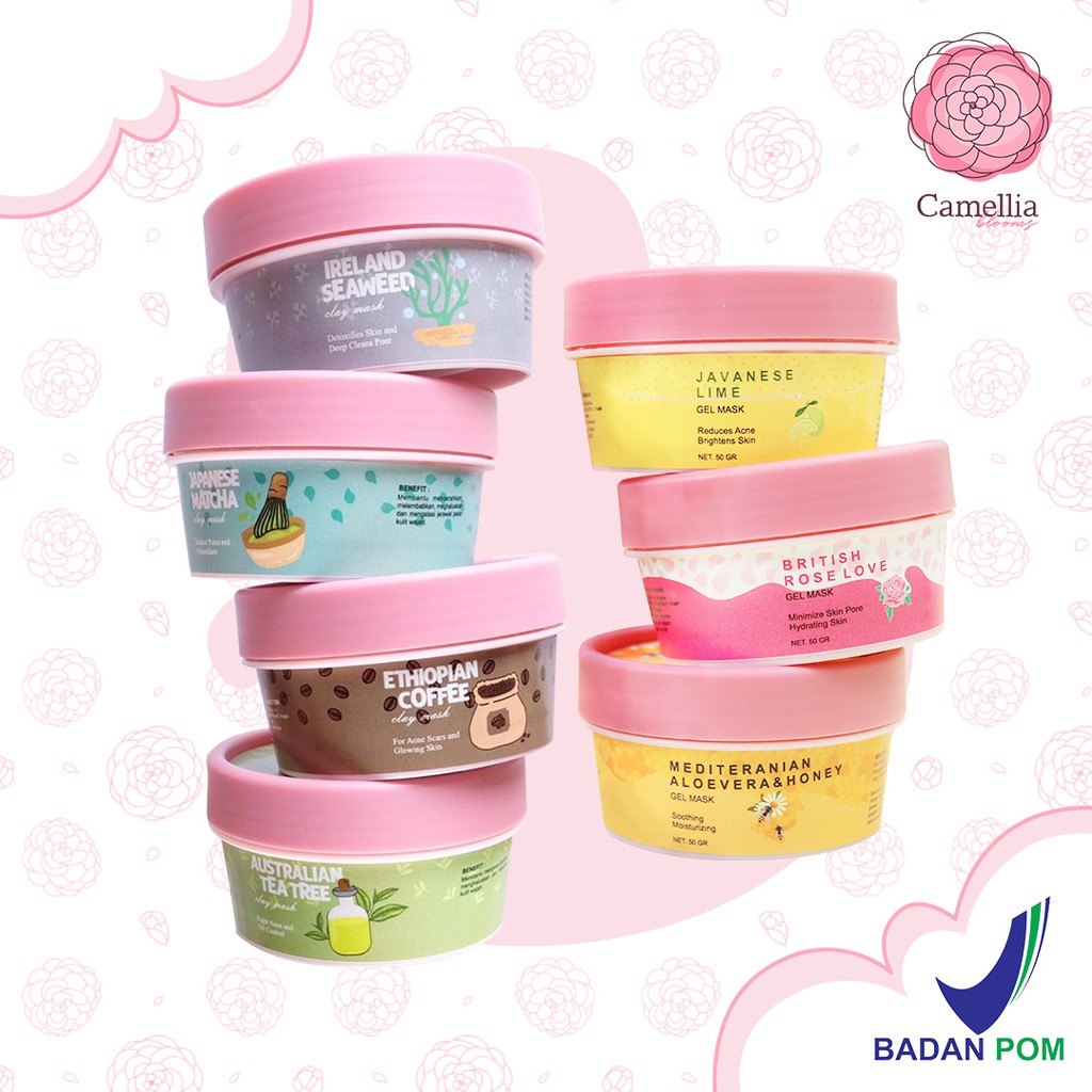 [DISTRIBUTOR JOEFIE] GEL MASK / CLAY MASK BY JOEFIE 50GR / MASKER GEL / MASKER CLAY