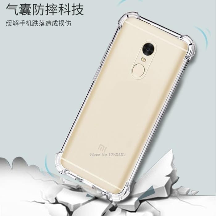 Anticrack Xiao Mi Redmi 5 dan Redmi 5 Plus Silikon Case Jelly Bening Lembut Transparan Lembut