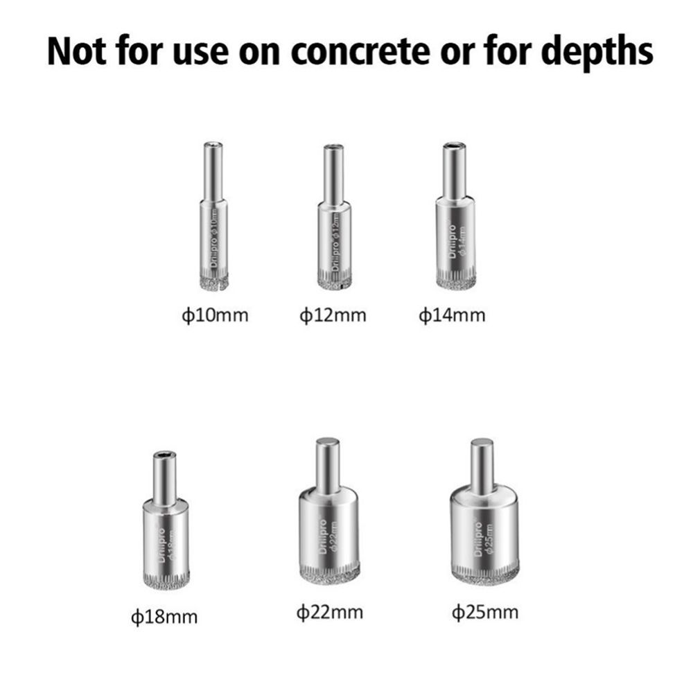 QUINTON Coated Cutter Tool Drill Bit Drill Bit Drilling Tools Glass Ceramic Tile Construction Tools Hole Saw Marble Core