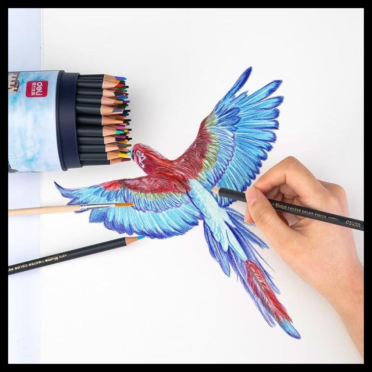 

TERBARUU!! Deli profesional pensil warna 72 warna tahan air 68114 SALE