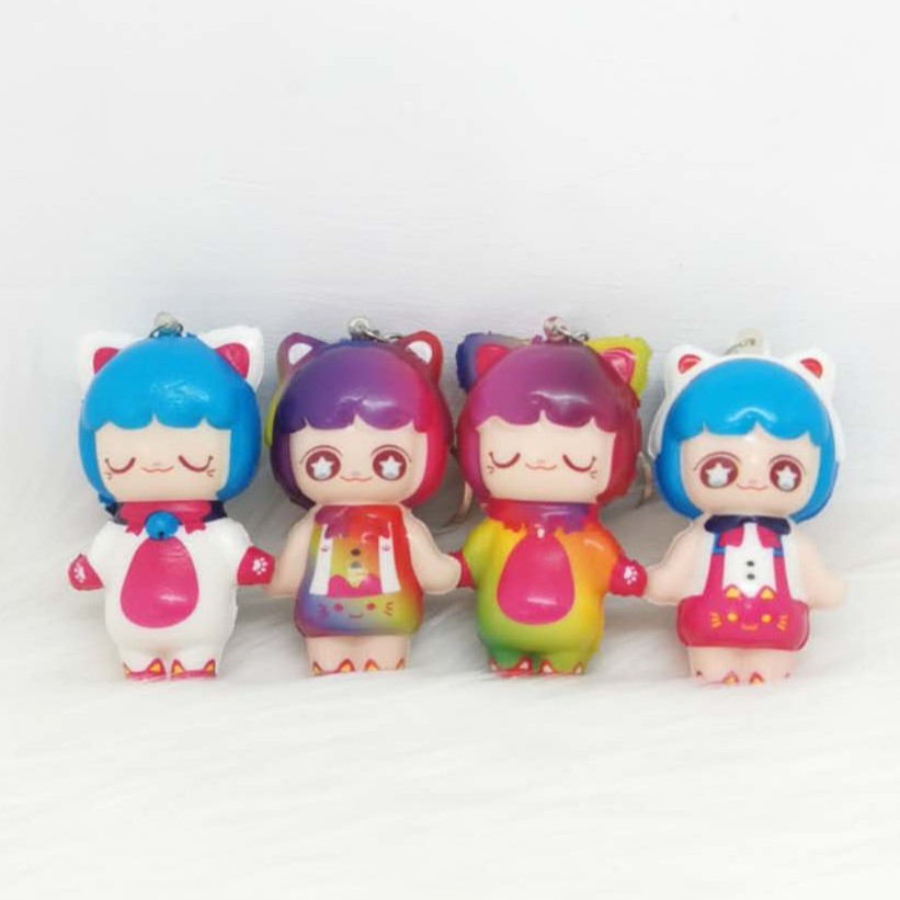 Squishy Murah Mainan SQUISHY Gantungan Kunci { GIRL }