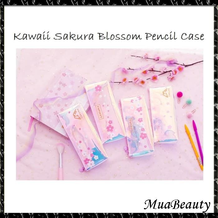 

TP0049 Kawaii Sakura Blossom Pencil Case / Tempat Pensil