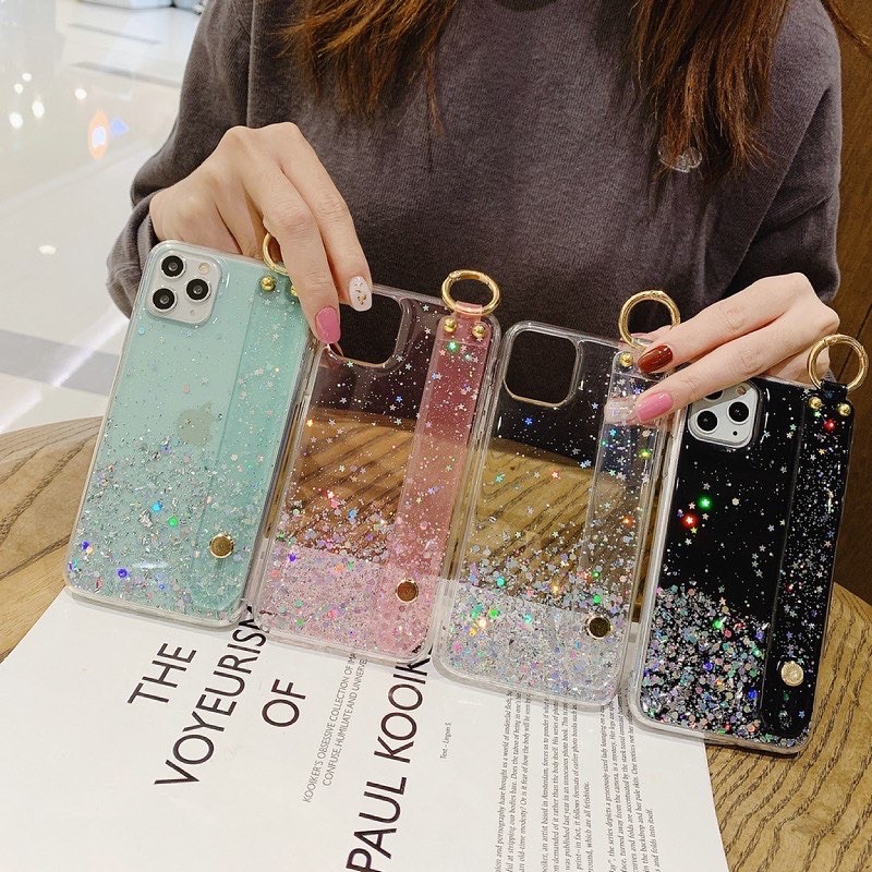 Glitter Grip Case ALL PHONE TYPES! Xiaomi 8 11 10 9t 10t Pro Redmi Note 4 5 6 7 Vivo S1 Oppo A12 A15