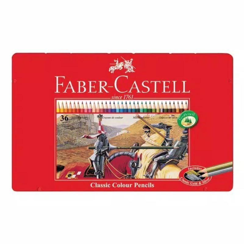 

Pensil Warna Kaleng Faber Castell Tin Case Classic 36