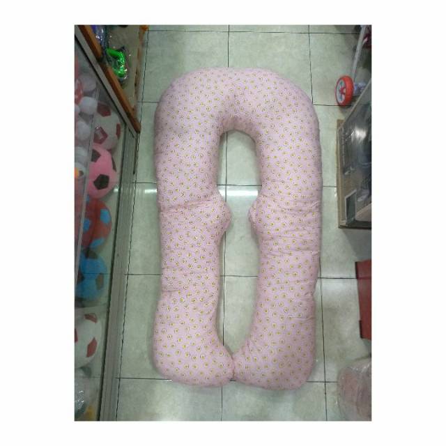 Bantal ibu hamil maternity pillow bahan katun catra isi dakron premium Makassar