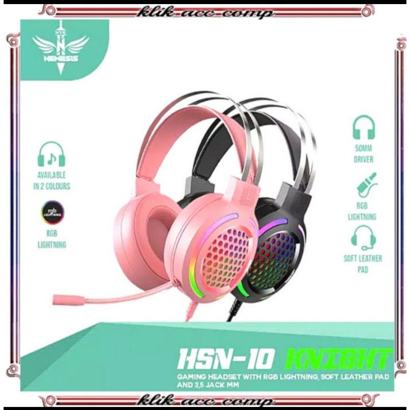 NYK NEMESIS Headset Gaming NYK Nemesis HSN 10