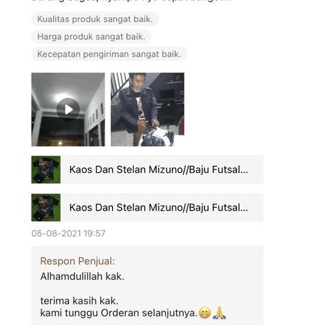 ℗ ( ) Stelan & Atasan Jersey Mizuno//Baju Futsal Volly Dll Printing Dewasa Size M-L-XL ♀