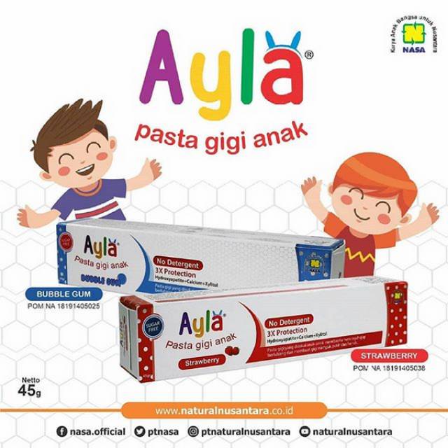 Ayla pasta gigi anak