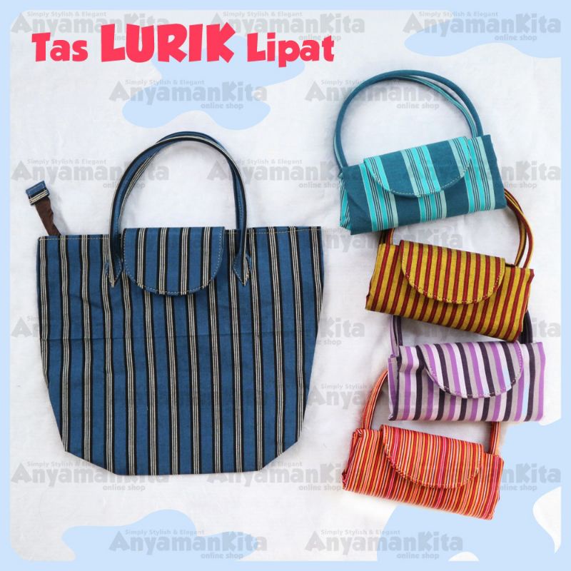 Tas Lurik Lipat / Totebag Lurik